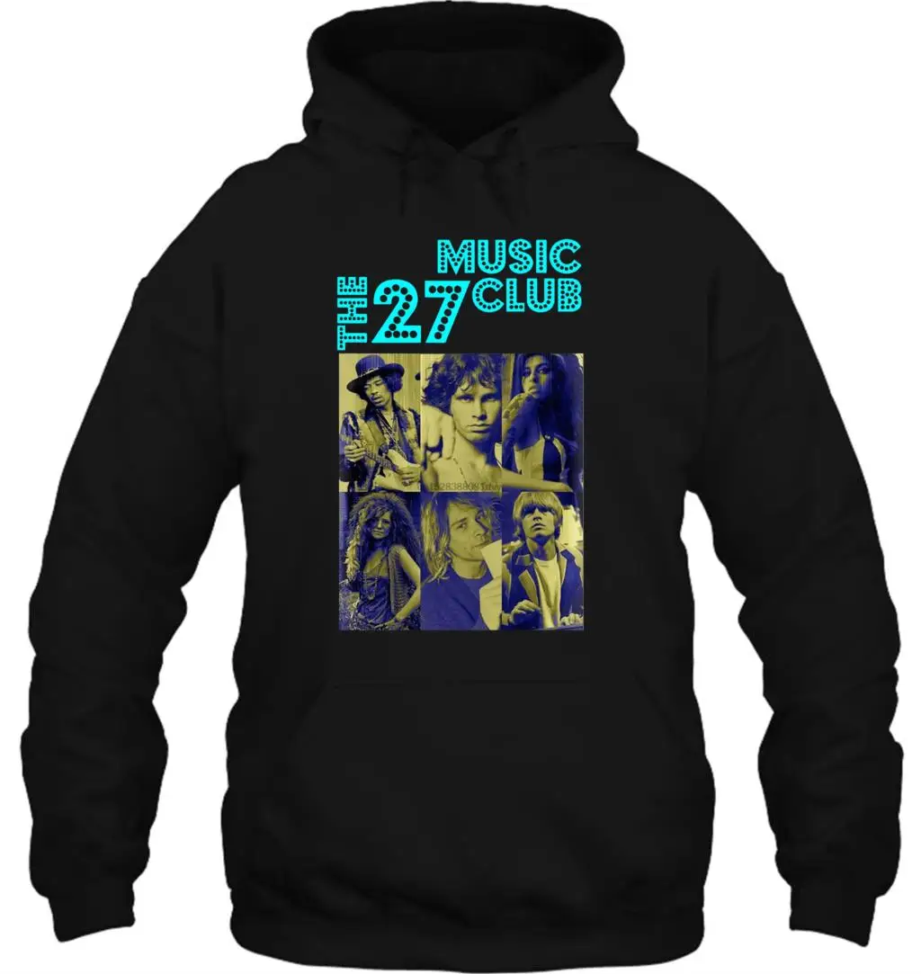Мужская толстовка с капюшоном, модная эксклюзивная и уникальная, The Music 27 Club(Sb173), женская уличная одежда