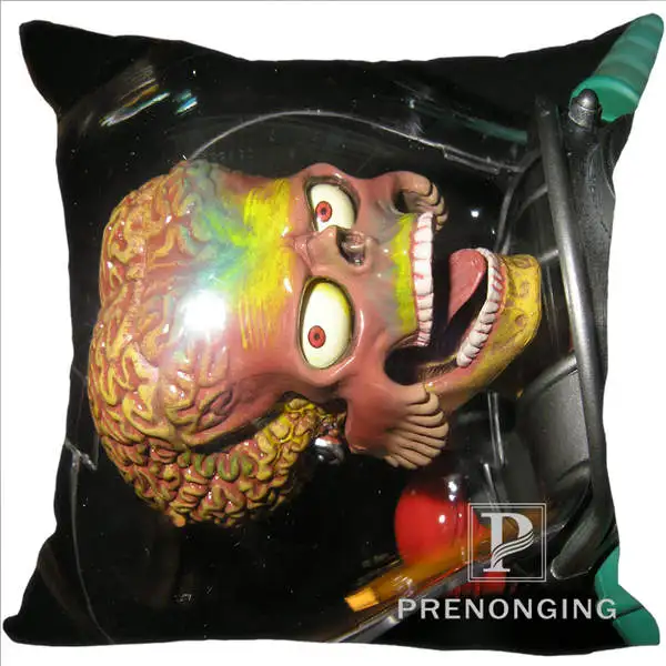На заказ Наволочка Чехол Mars Attacks Monsters Square Подушка на молнии Обложка Печать 20x20 см, 35x35 см(одна сторона)#180117-152