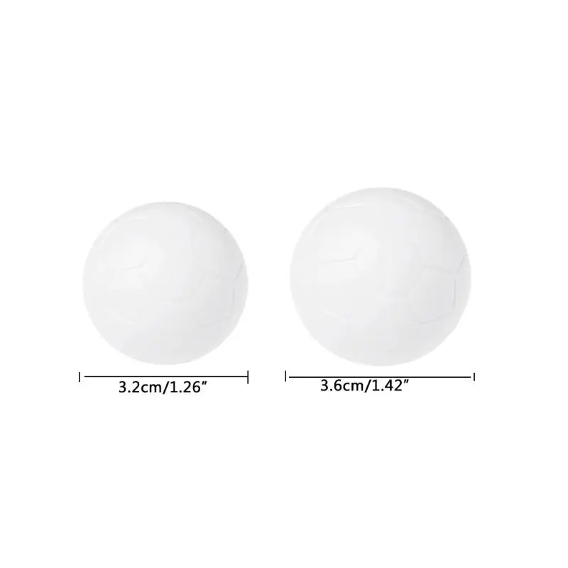 2pcs Resin Foosball Indoor Game Table Soccer Ball Fussball Football 36mm