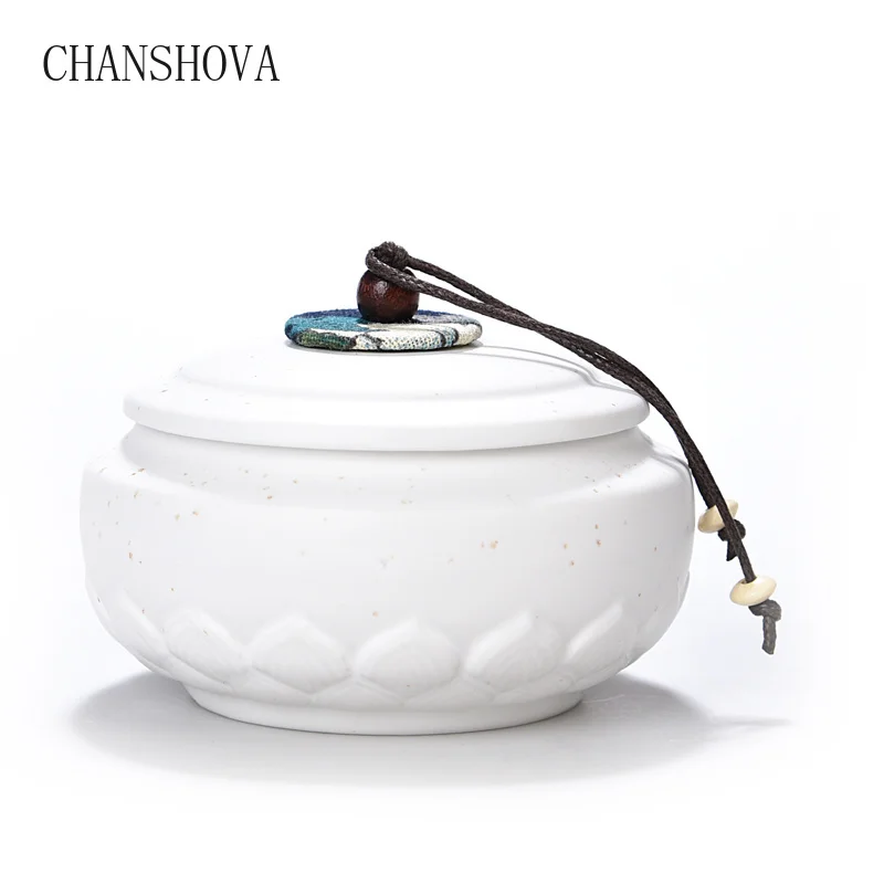 CHANSHOVA керамическая чайная коробка, чайная коробка, уплотнение, резервуар для хранения чая, чайный горшок, чайный набор кунг-фу, керамические банки с крышками, коробка для хранения чая