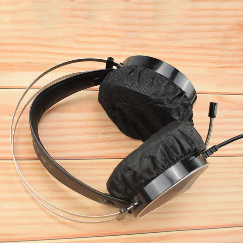 100Pcs/Bag Disposable Headphone Cover Nonwoven Earmuff Cushion 10-12CM Headset Dropshipping