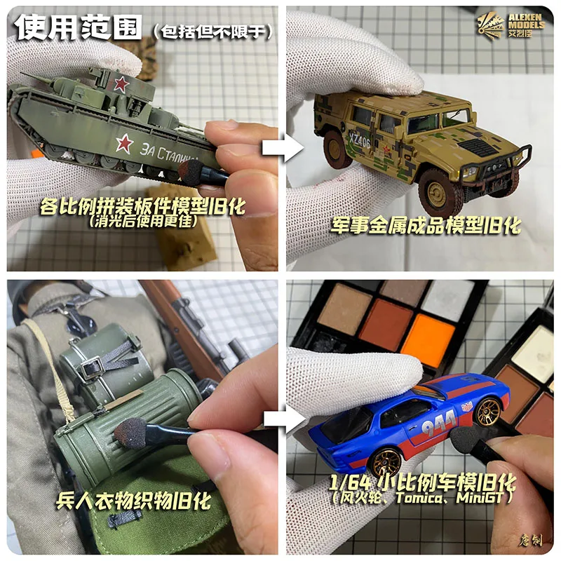 CR020 Series Anime Mecha/Military Model Tank Vehicle Aircraft Solid Natural Soil Pastel model tools