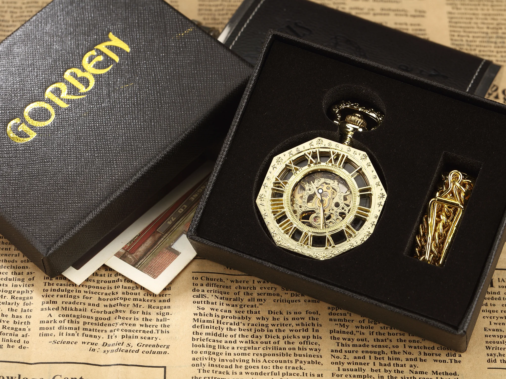 New Classic Mechanical Male Pocket Watch Chain Steampunk Skeleton Hollow Roman Steel Gold Bronze Dial  Mens Pocket Watch