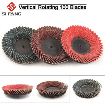 

12pcs 3inchs Type R Roloc Wheel 55mm Sanding Discs Grinding Wheels Blades Plastic Cap for Angle Grinder