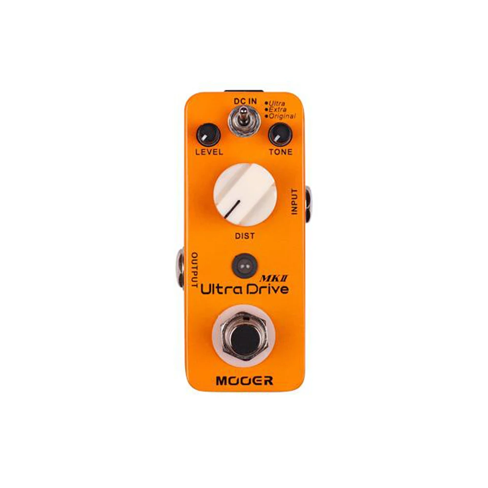 MOOER Ultra Drive MKII Искажение гитары педаль 3 режима истинное отключение полный