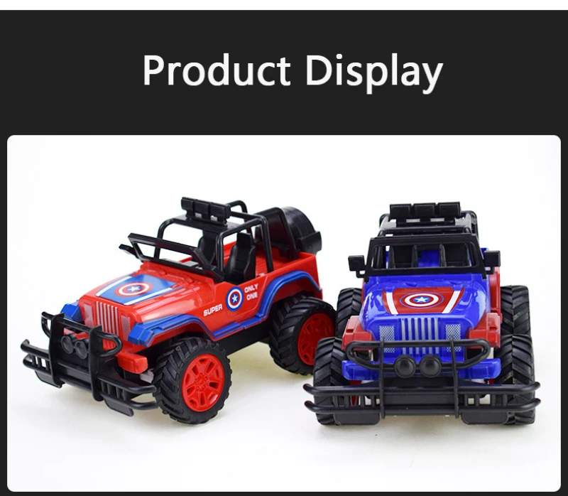 Высокая скорость 4CH 1:24 электрический RC SUV автомобили радиоуправляемые игрушки для мальчиков Подарки с зарядным устройством и аккумуляторами