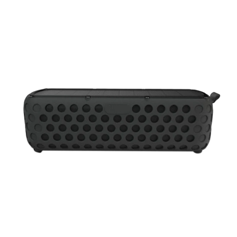 

New Portable IPX5 Waterproof Solar Bluetooth Speaker with LED Light and Built-In Mic Compatible for IPhone Samsung and Smart Dev