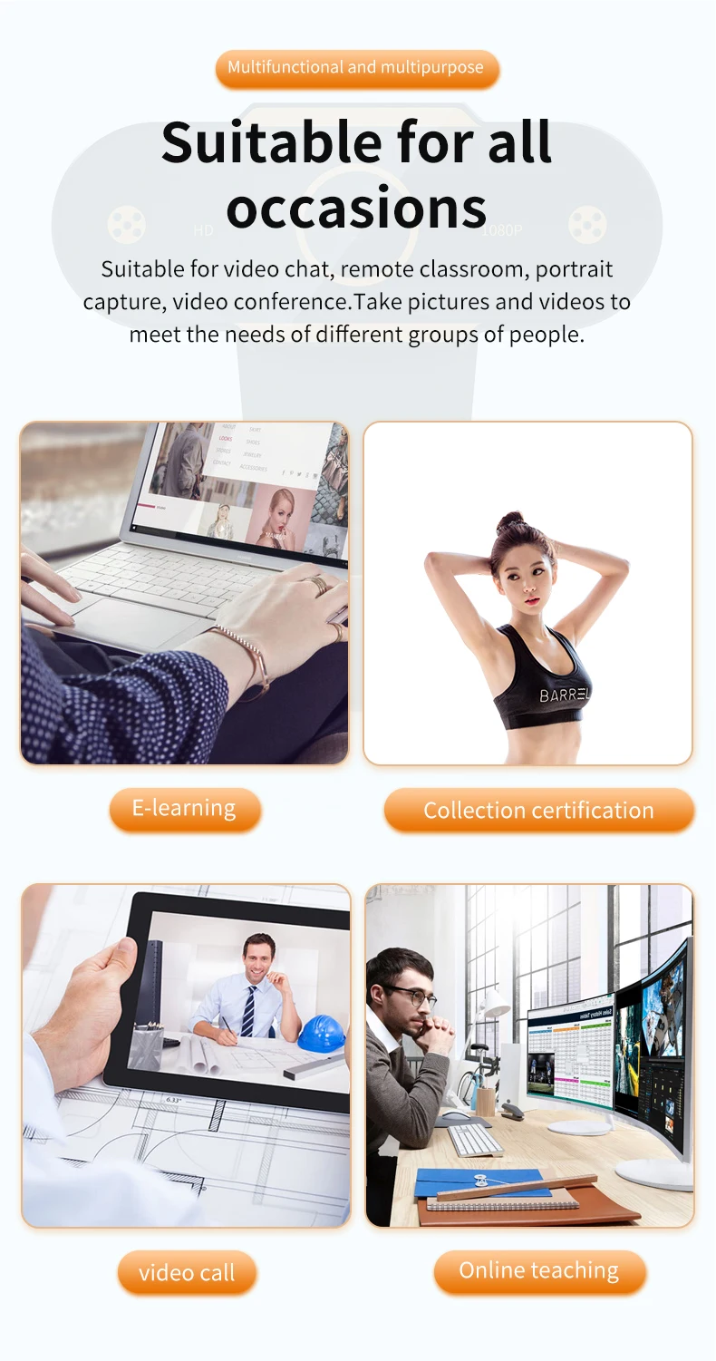 online video calling for pc on Hd 1080p Webcam Mini Computer Pc Webcamera With Mic Auto Focus Cameras For Live Broadcast Video Calling Conference Work Special Price 62c8e Cicig