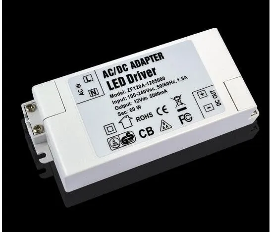 12W 24W 36W 60W LED Power Supply DC12V Driver High Quality Lighting Transformers for LED Strip Lights 12V Power Supply Adapter
