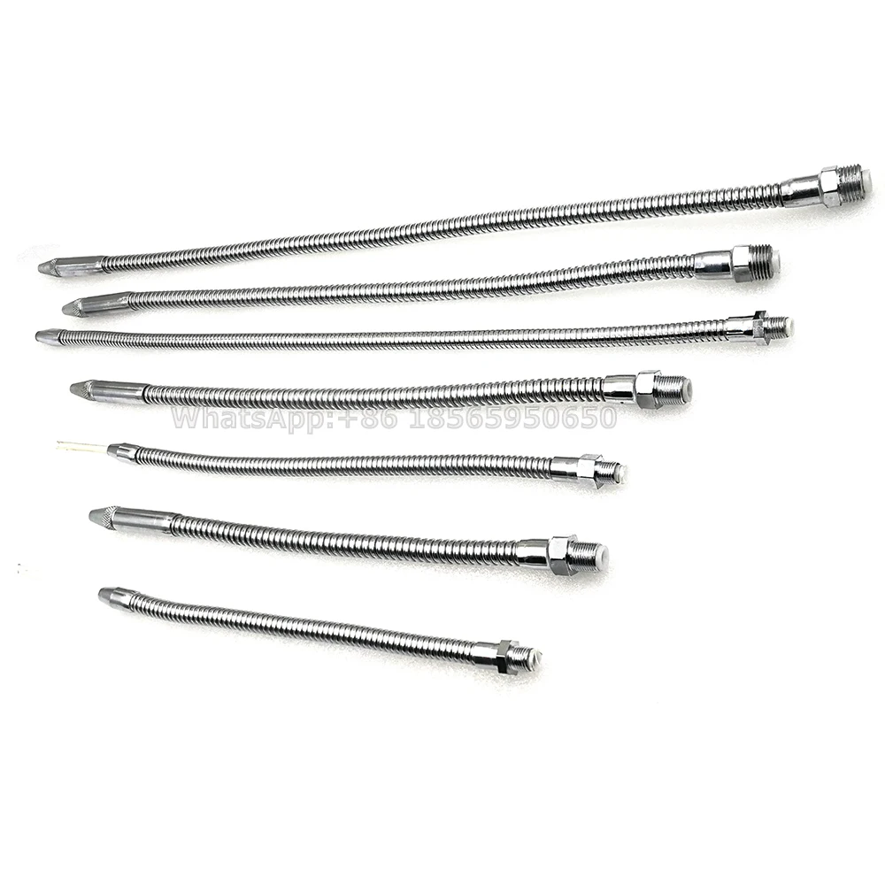 1/2"1/4" 3/8" Metal Flexible Water Oil Coolant Pipe Hoses Lathe Cooling Round Nozzle With Rotary Switch For CNC Machine 3