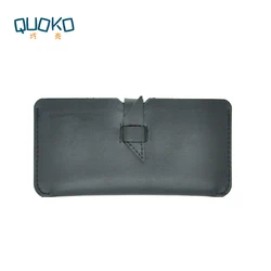 Universal PU Leather Phone Wallet Pouch Case for PU (Matte Black)
