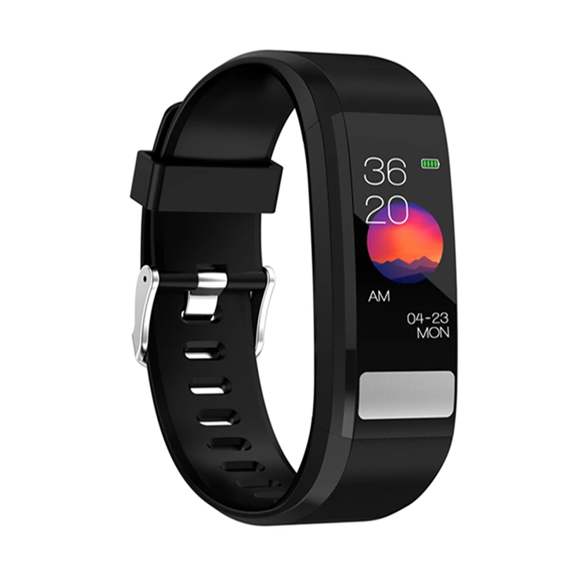 Black 115 Pro ECG смарт-браслет для мужчин и женщин смарт-браслет пульсометр мульти-спортивные режимы фитнес-трекер Смарт-часы - Цвет: Black