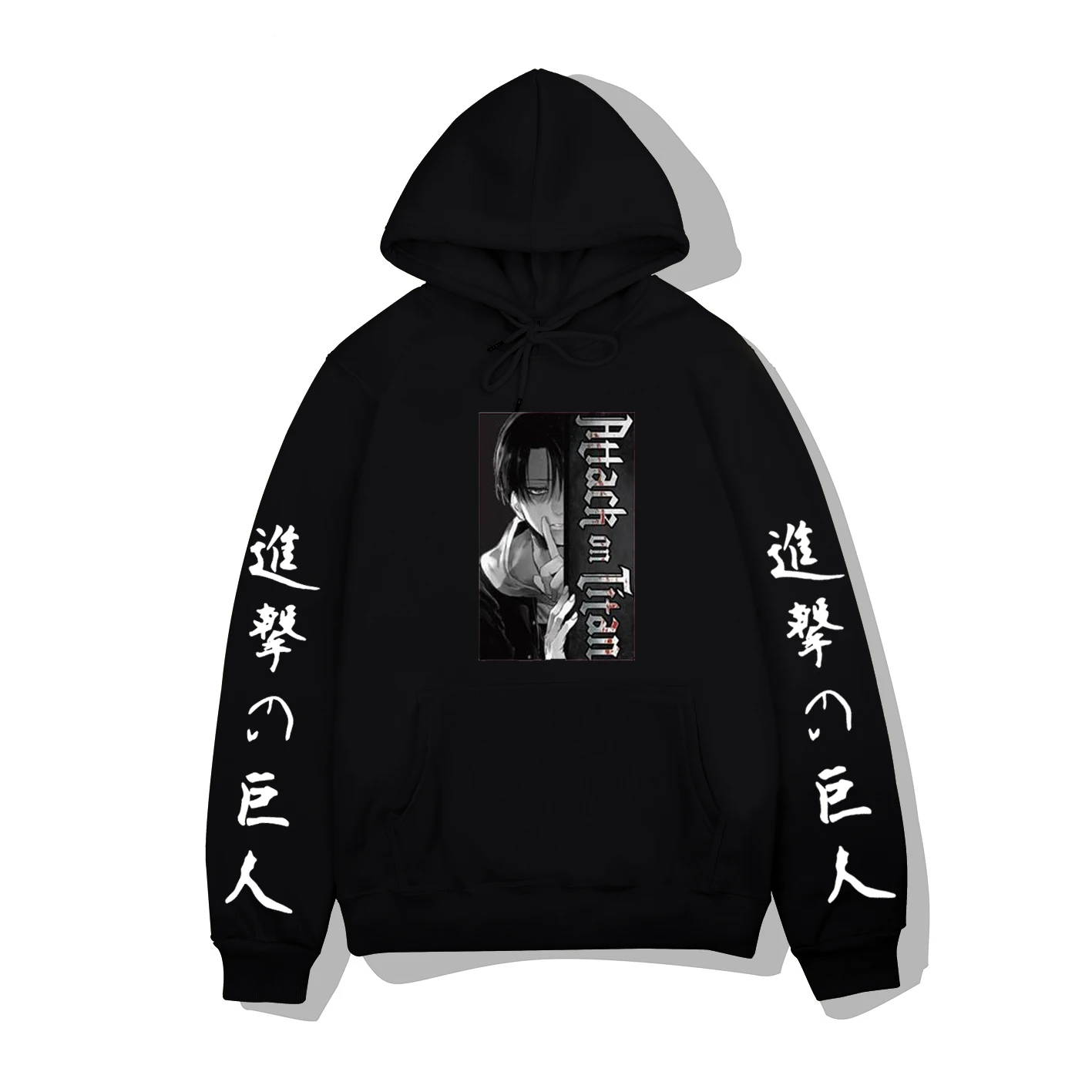 

Japanese Anime Graphic Men Hoodies Kawaii Attacking Giant Demon Slayer Attack on Titan Harajuku Sweatshirt hoodie Male