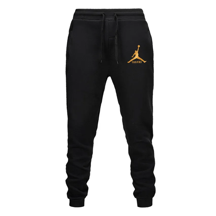 Мужские брюки, новая мода Jordan 23, брюки для бега, мужские повседневные спортивные штаны, штаны для бодибилдинга, фитнеса, спортивные штаны, мужские спортивные брюки - Цвет: black02