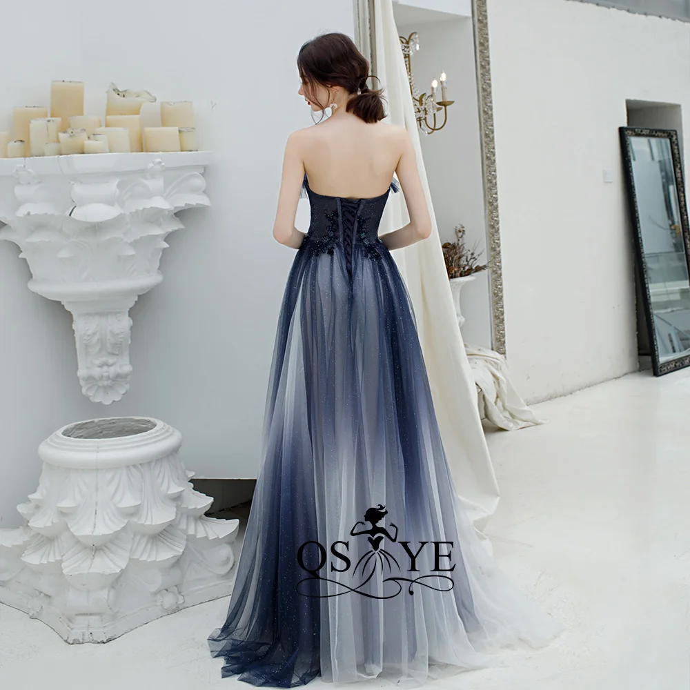 QSYYE 2019 ever pretty Длинные Выпускные платья Тюль возлюбленная vestidos largos украшенное бисером с длиной до пола формальное вечернее платье вечерние