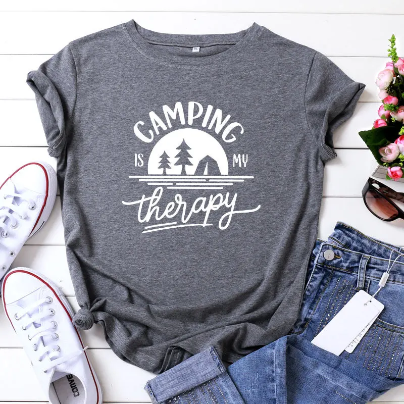 plus size camping t shirts