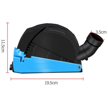 

Free Shipping Surface Cutting Dust Shroud for Grinder 5Inch Dust Collector Attachment Cover 125 Angle Grinder Slotted Dust Cover