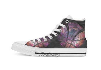 

Strange window Custom Casual High Top lace-up Canvas shoes sneakers Drop shipping