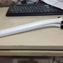 Все углеродное волокно сиденье трубки Горная дорога велосипед после плавающей 20 градусов/5 градусов два синтетических подседельный Жемчуг белый выпечки Va