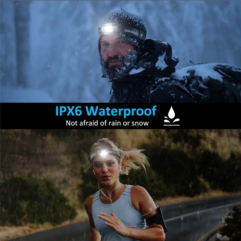 Налобный фонарь светодиодный с датчиком движения|Налобные LED-фонари| |