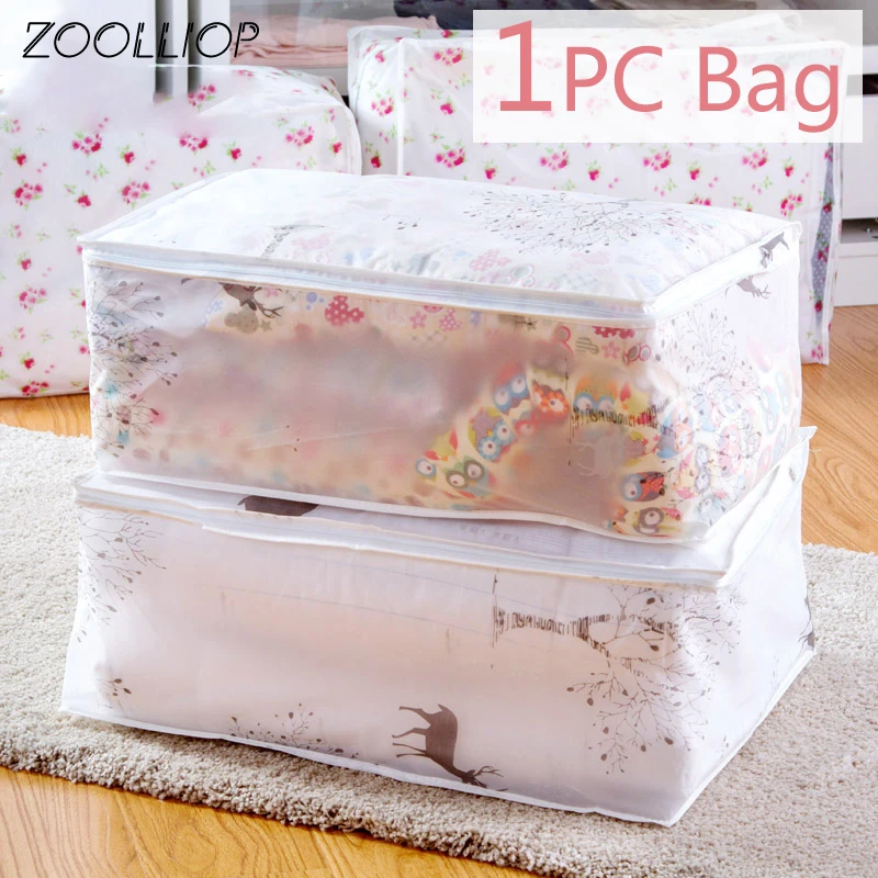 

1Pc Fashion hot 2020 Household Items Storage Bags Organizer Clothes Quilt Finishing Dust Bag Quilts pouch Washable quilts bags