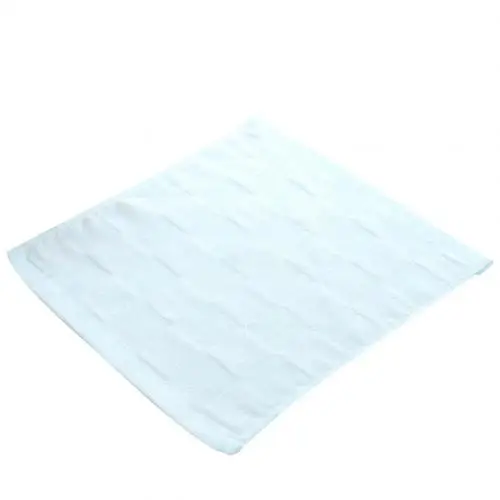Honeycomb Blue Новорожденный Детский носовой платок Мягкий Квадратный нагрудник для новорожденных мягкий хлопковый носовой платок для кормления слюнявчик полотенце слюнявчик 26 см - Цвет: Honeycomb Blue