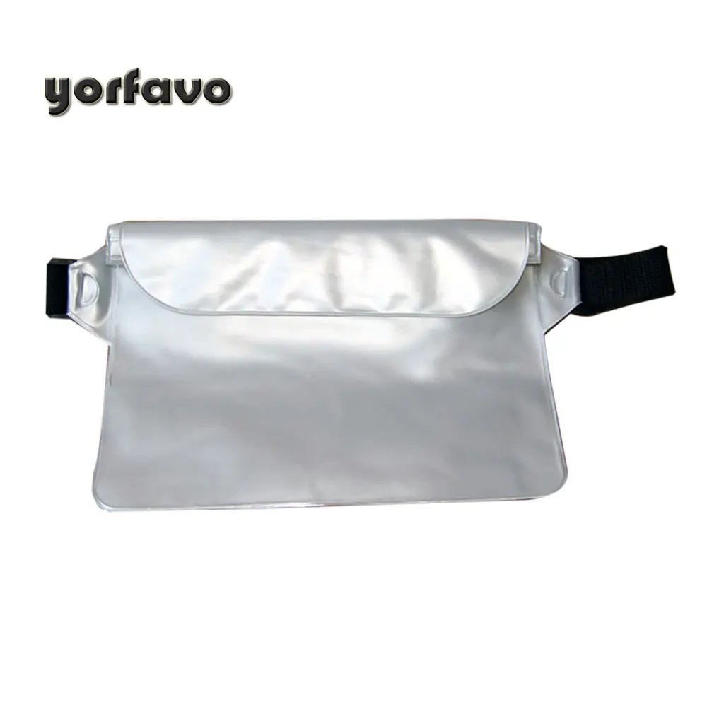 

Yorfavo Beach Dry Pouch Phone Case Waist Wallet Three Layers Waterproof Waist Bag for Men