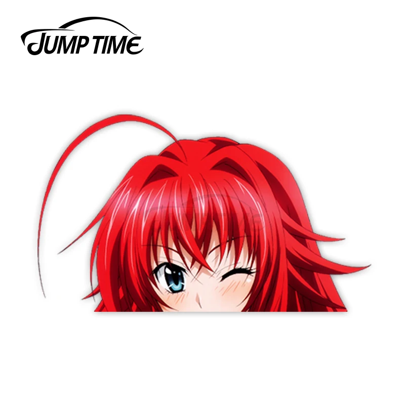 Время прыжка старшеклассная DxD Rias Gremory 184 Милая аниме девушка Peeker виниловая