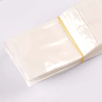 

30Pcs/Lot Half Transparency Zipper Bags Reclosable Vacuum Storage Bag Self Seal Jewelry Ziplock PackRetail Package Bag yk0804