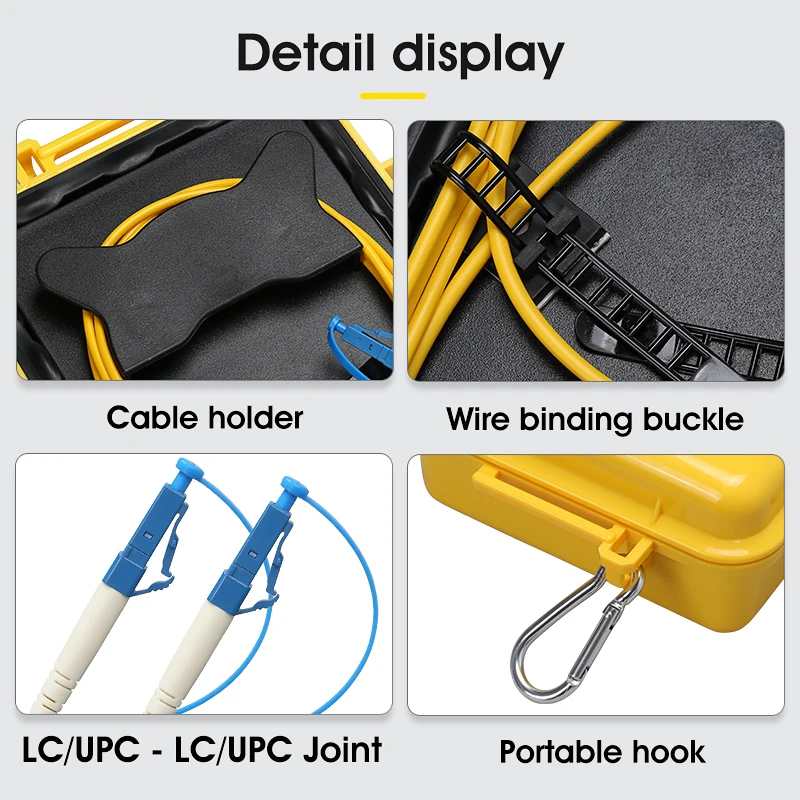 PAYEN LC/UPC-LC/UPC OTDR Dead Zone Eliminator,Fiber Rings ,Fiber Optic OTDR Launch Cable Box 1km SM 1310/1550nm