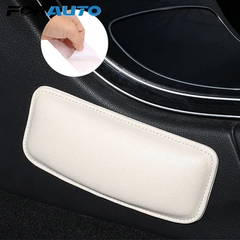 

FORAUTO Car Interior Knee Pad Elastic Cushion Memory Foam Universal Thigh Support PU Leather 18X8cm Auto Accessories