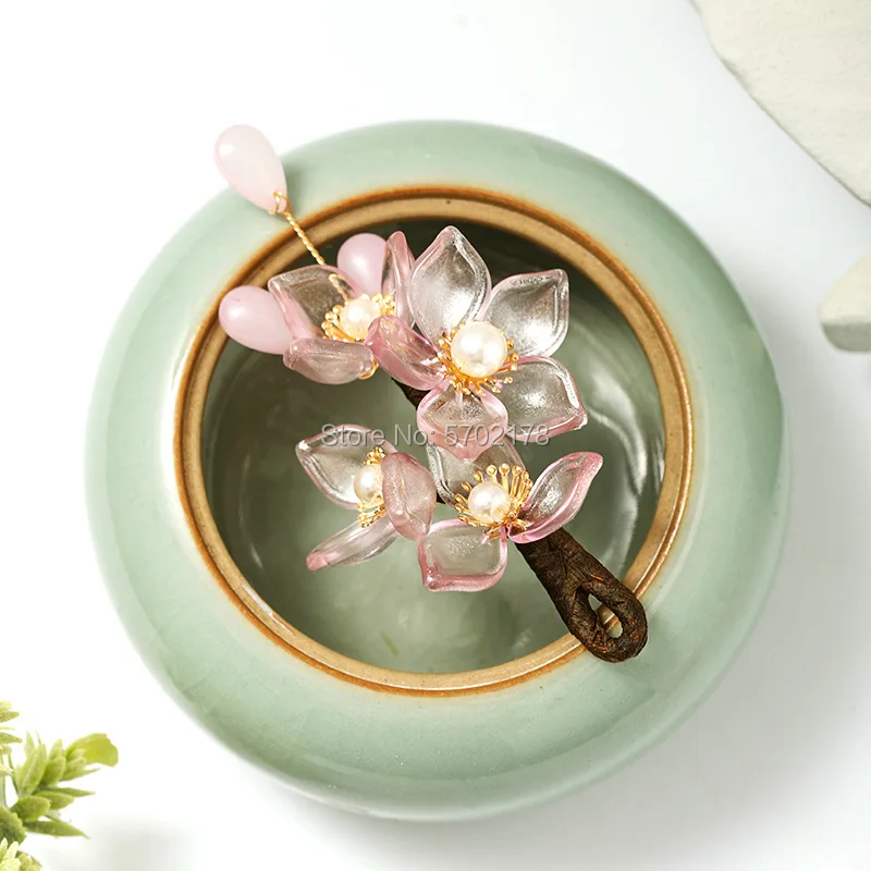 20 шт. глазурованные лепестки градиентная Заколка Русалка ji color drop epiphylla ручной