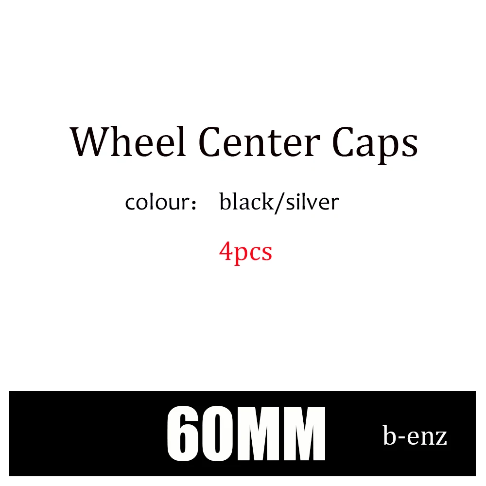 Tapacubos de centro de rueda para coche plateado, accesorios de cubierta de logotipo para Mercedes Benz W205 W204 W203 A C E Clase B, 60mm, 4 Uds.