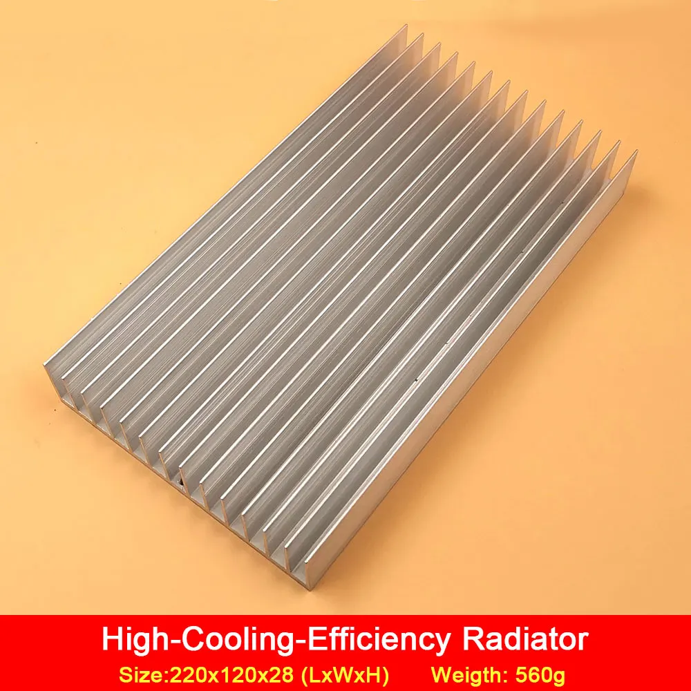 Radiator 1pcs Модернизированный Светодиодный панельный светильник с пультом дистанционного управления с диммером 200 Вт, 12 В, светодиодный COB светильник, матричная пластина, внутренний, уличный светильник ing - Испускаемый цвет: Radiator 1pcs