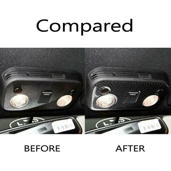 

Car Reading Lamp Cover Roof Light Trim 2015-2019 Black Anti-Fading 1pc