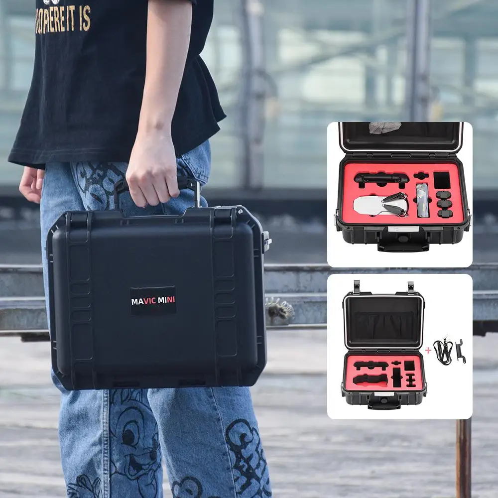 Buy DishyKooker Storage Bag for DJI Mavic Mini Drone Accessories Waterproof Hardshell Box Portable Briefcase Outdoor Carrying Case