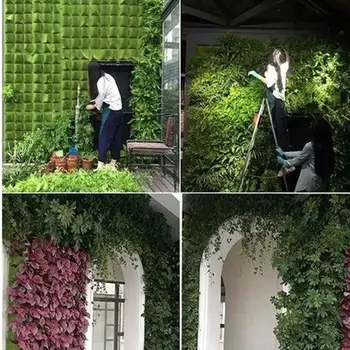 

Nonwoven Garden Container Hanging Planting Bags Planting Bags Balcony Flower Pot Vegetable Nursery Bag Practical Creative