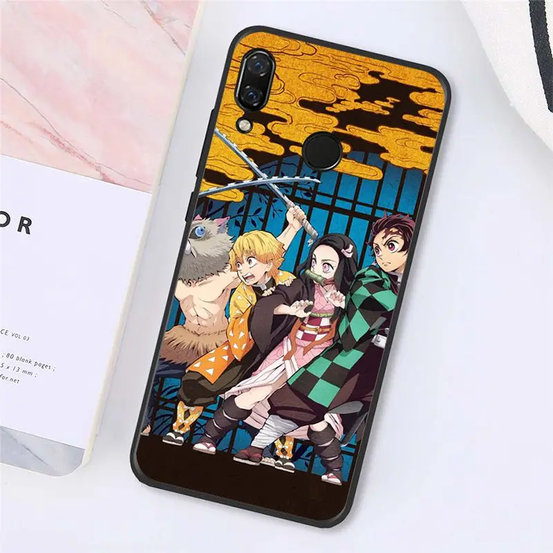 Babaite Anime Demon Slayer Kimetsu no Yaiba Phone Case for Xiaomi Redmi8 4X 6A S2 Go Redmi 5 5Plus Note4 5 7 Note8Pro