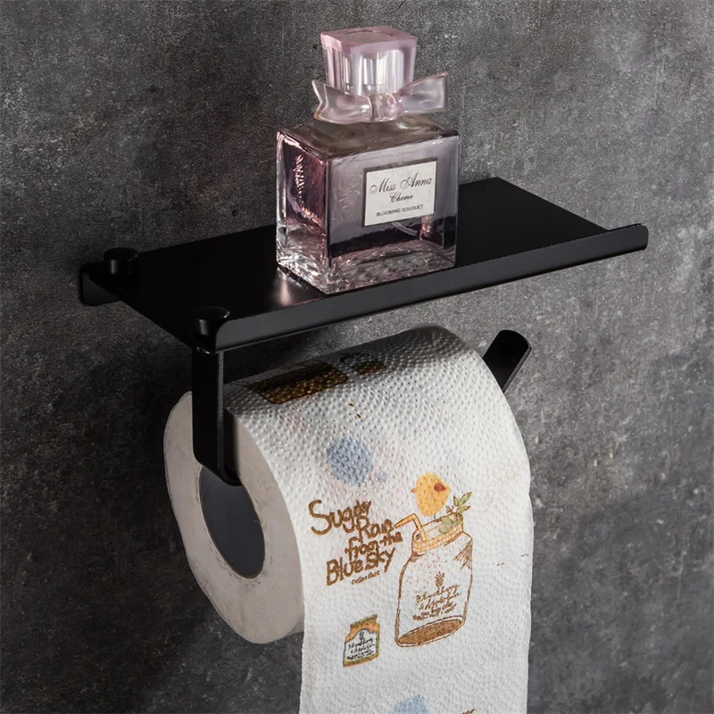 Victory Harry Toilettenpapier-Telefonregal, Badezimmerzubehör Für Badezimmerregal, Wandmontage, Handtuchhalter, Aufbewahrung