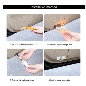 

Welcome Car Door Lights Projector Logo For BMW E39 E53 x5 series LED Courtesy