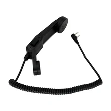 Microphone de radiodiffusion militaire, haut parleur portatif Ptt H250 Kenwood Ptt, adapté aux walkie talkie Baofeng TAC SKY UV 5R UV 6R
