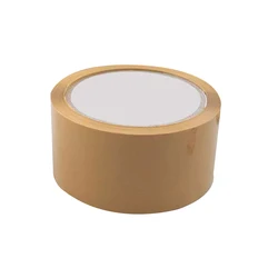 Eco - Friendly Brown Kraft Paper Tape - Recyclable Self - Adhesive Packaging and Shipping Solution (Brown)
