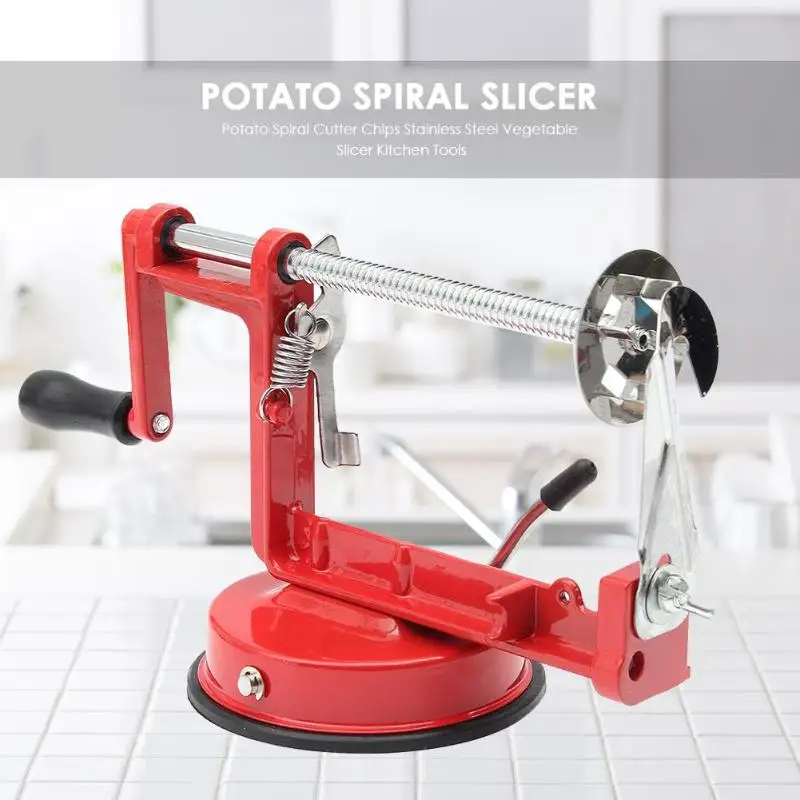 Twister Potato Slicer Stainless Steel Kitchen Accessories Manual Spiral Potato Slicer Cutter Chips