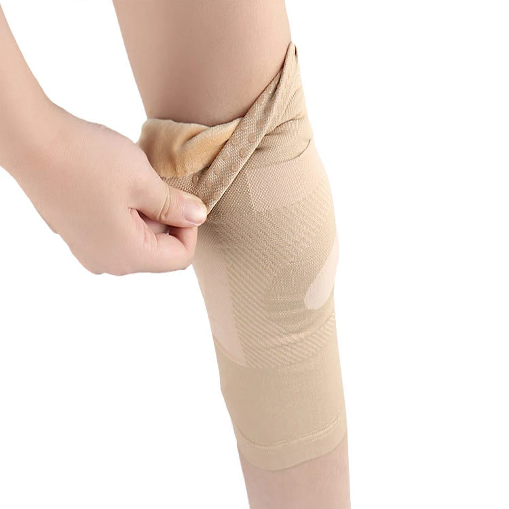 

1Pair Warm Knee Protector Winter Warm Comfortable Non-slip Male Fitness Female Outdoor Running Professional Sport Knee Protector