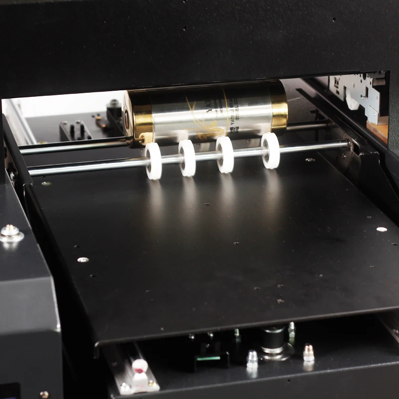  HuitiCylinder UV Printer Flatbed Printers 3D Textured Raised Embossed Printing Machine for Bottle 2