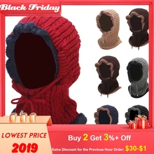 Зимняя шапка унисекс флис капюшон шапка бини Лыжная снежная шапка Снуд шарф теплая зимне наушники шапка капот Femme Hiver