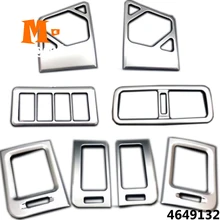 8/7Pcs X Trail Car-styling Rear & Front Air conditioning outlet Cover Trim 2008 to 2013 For Nissan X-Trail T31 ABS Accessories