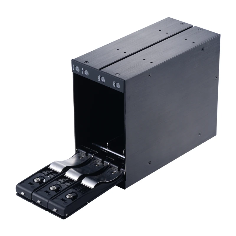 Baía de pc Óptico com Troca Quente com Design de Bloqueio Rack para 2*5.25 Glorystar Polegada Interno Móvel 3*3.5 Hdd - Image 4