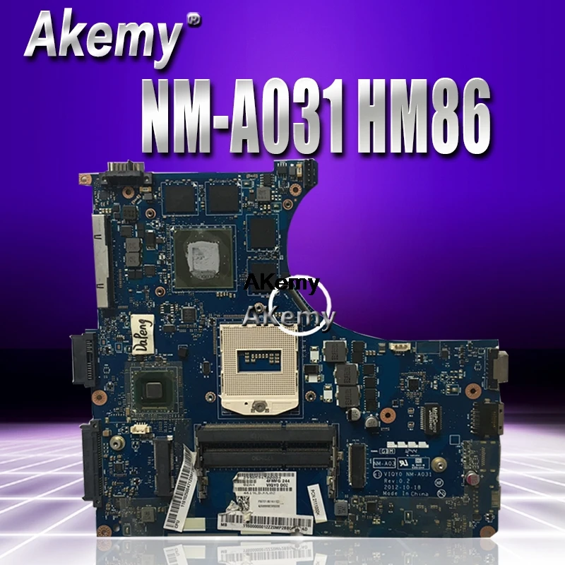 

VIQY0 NM-A031 motherboard for Lenovo Y410P laptop motherboard HM86 GT750/GT755 VIQY0 NM-A031 laptop Test motherboard