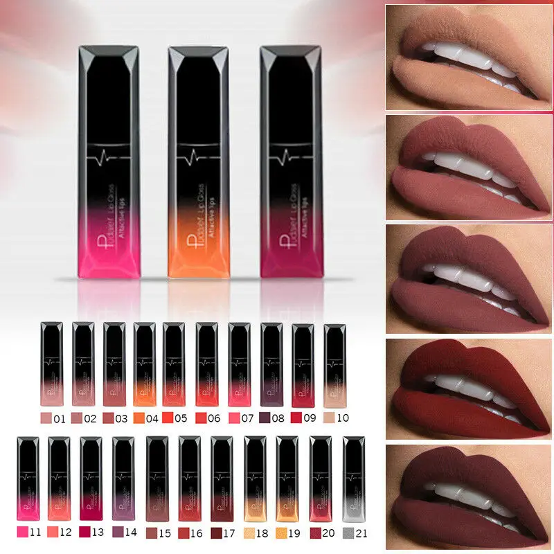 Pudaier Metal Matte Liquid Lipstick Waterproof Long Lasting Nude Lip Gloss Sexy Red Velvet Lip Tint Makeup Cosmetics Batom Pudaier Metal Matte Liquid Lipstick Waterproof Long Lasting Nude Lip Gloss Sexy Red Velvet Lip Tint Makeup Cosmetics Batom